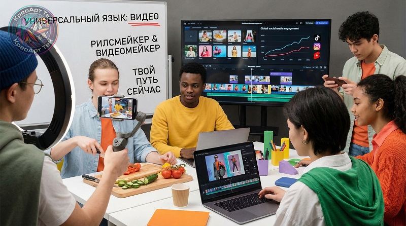 Рилсмейкер, видеомейкер, reels